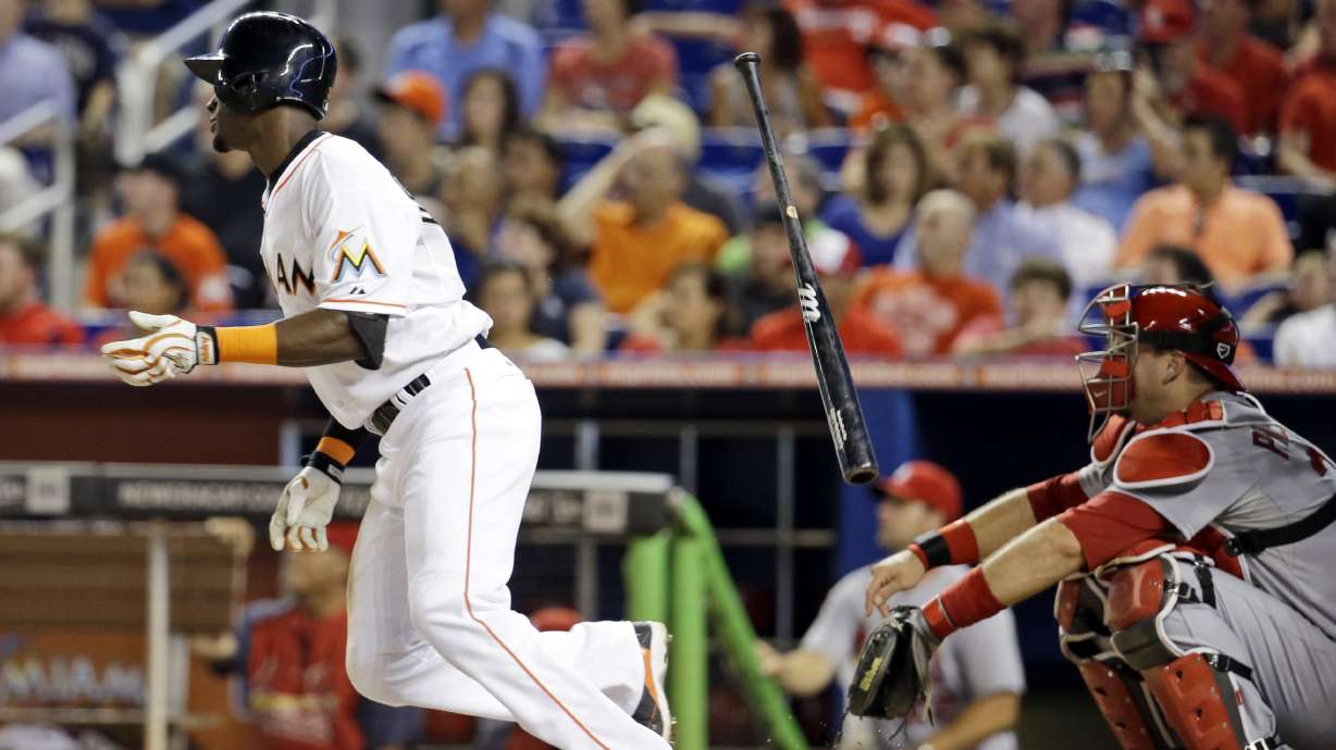 Stanton powers Marlins past Cardinals in 6-5 win