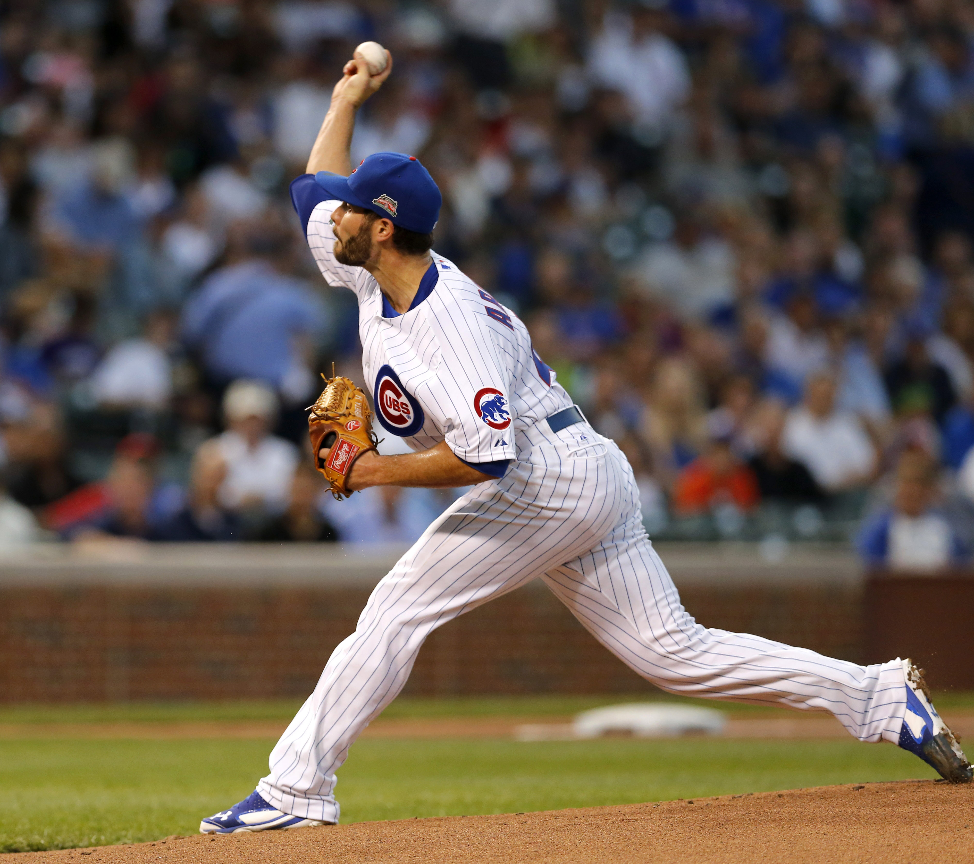 Cubs waste Arrieta's effort in 3-1 loss to Brewers