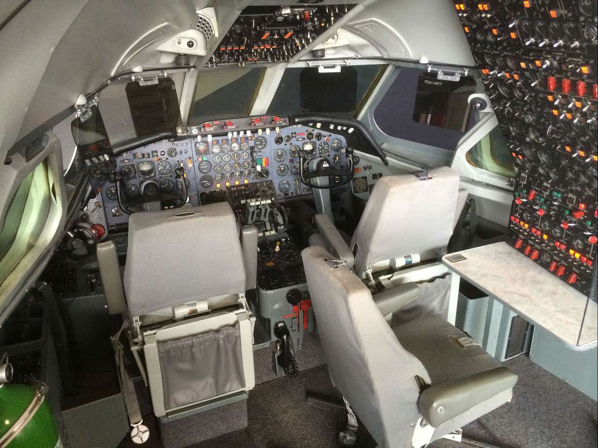 The museum's Convair 880 cockpit was the nerve center for the very first 880 test plane. In the 1960s, the 880 was said to be the world's fastest airliner, setting speed records above 700 mph, according to the museum.