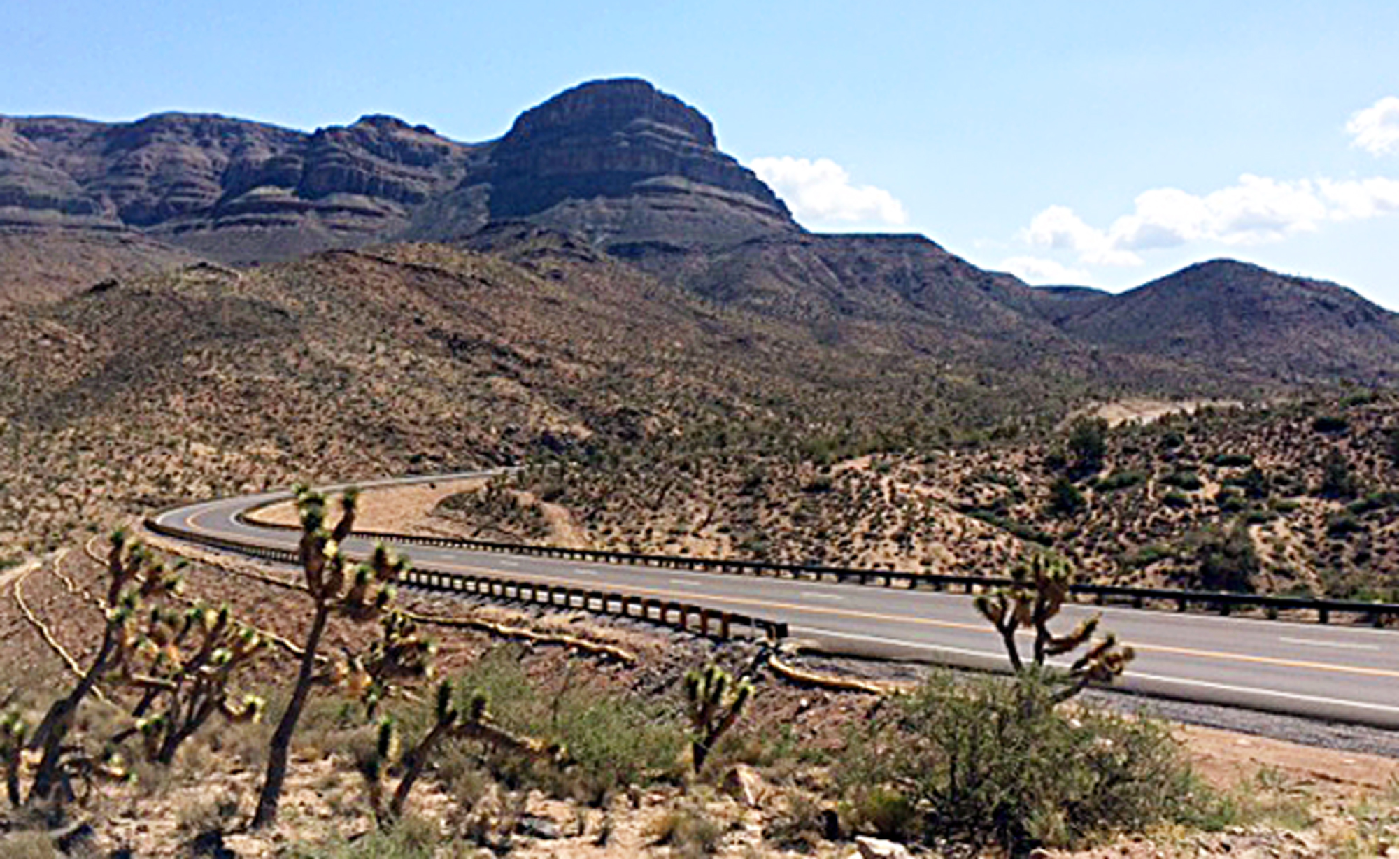 New road makes trip to Grand Canyon Skywalk faster