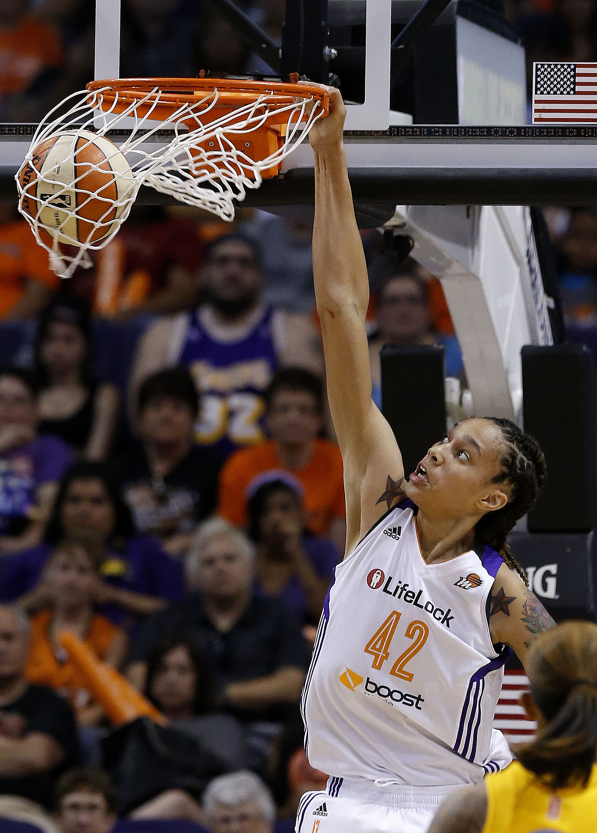 Phoenix star Brittney Griner debuts at Garden