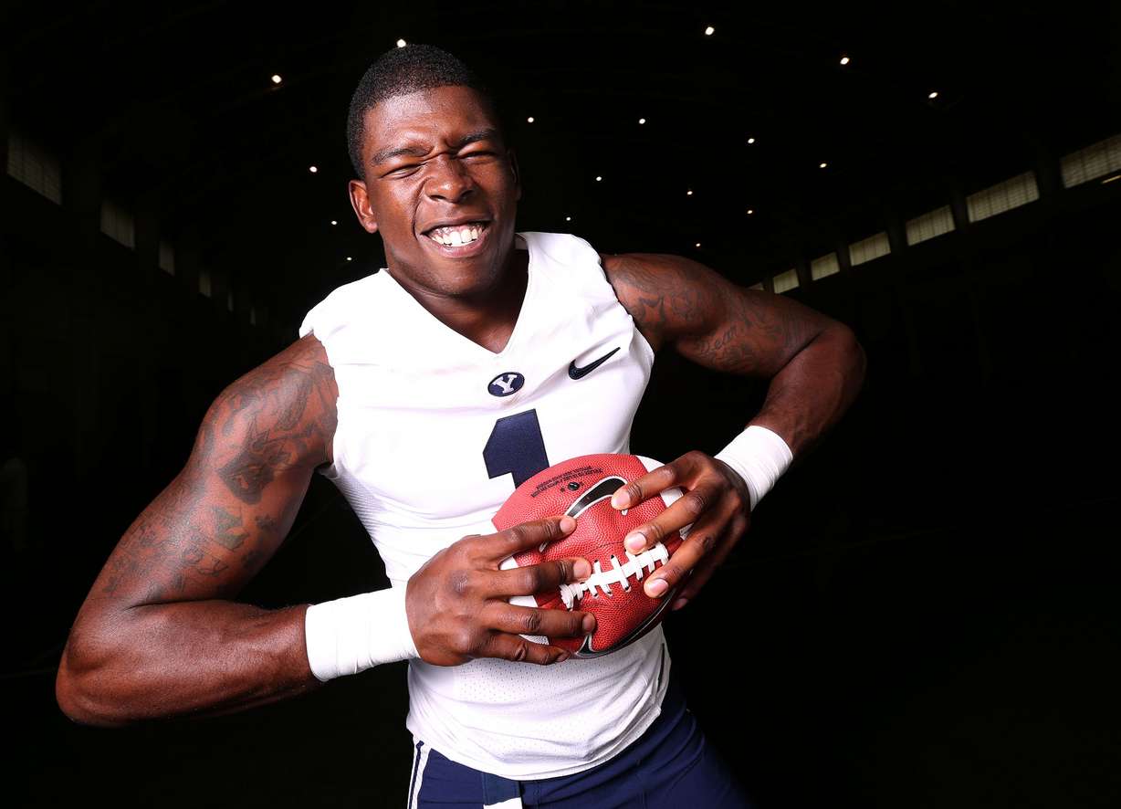 Harvey Jackson poses for a photo at BYU in Provo on Thursday, Aug. 7, 2014. Jackson is among the Cougars' defensive backs vying for playing time.