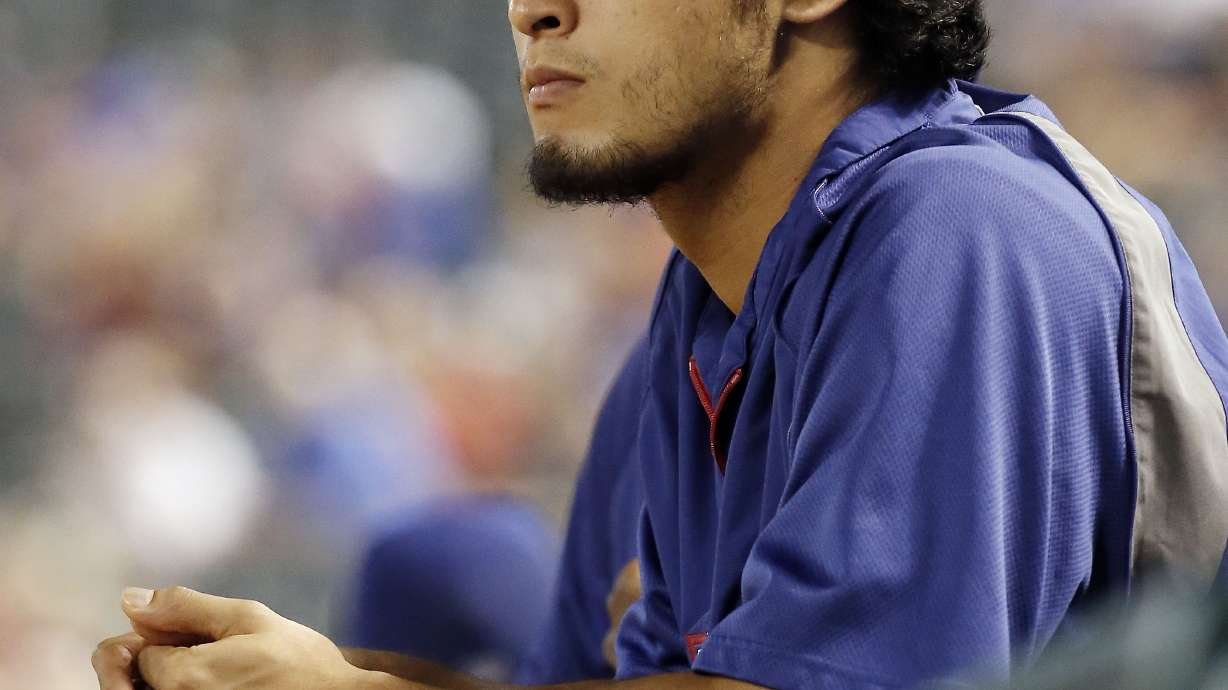 Rangers ace Darvish has mild elbow inflammation