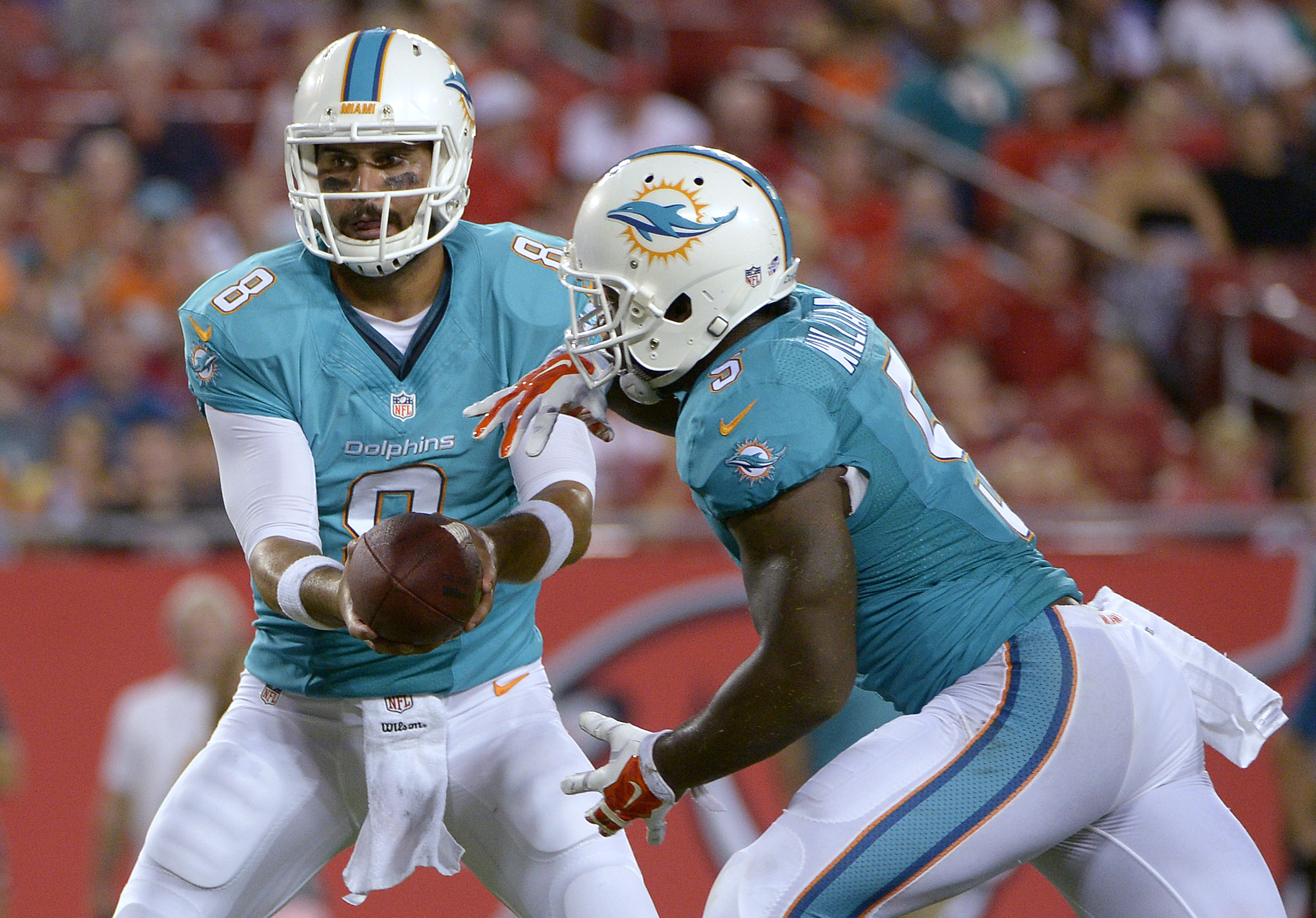 Dolphins get 1st preseason win, top Bucs 20-14