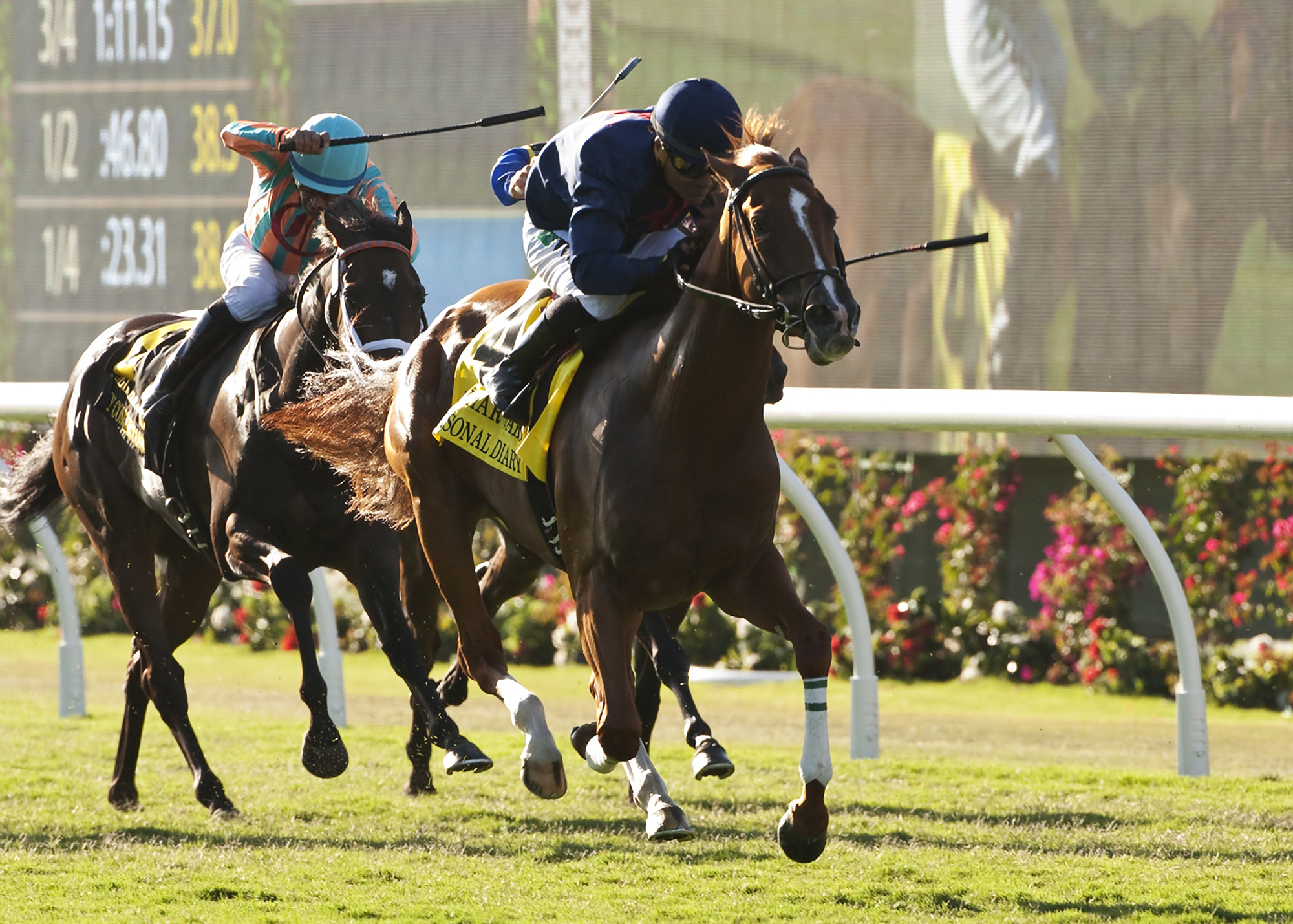 Personal Diary wins Grade 1 Del Mar Oaks