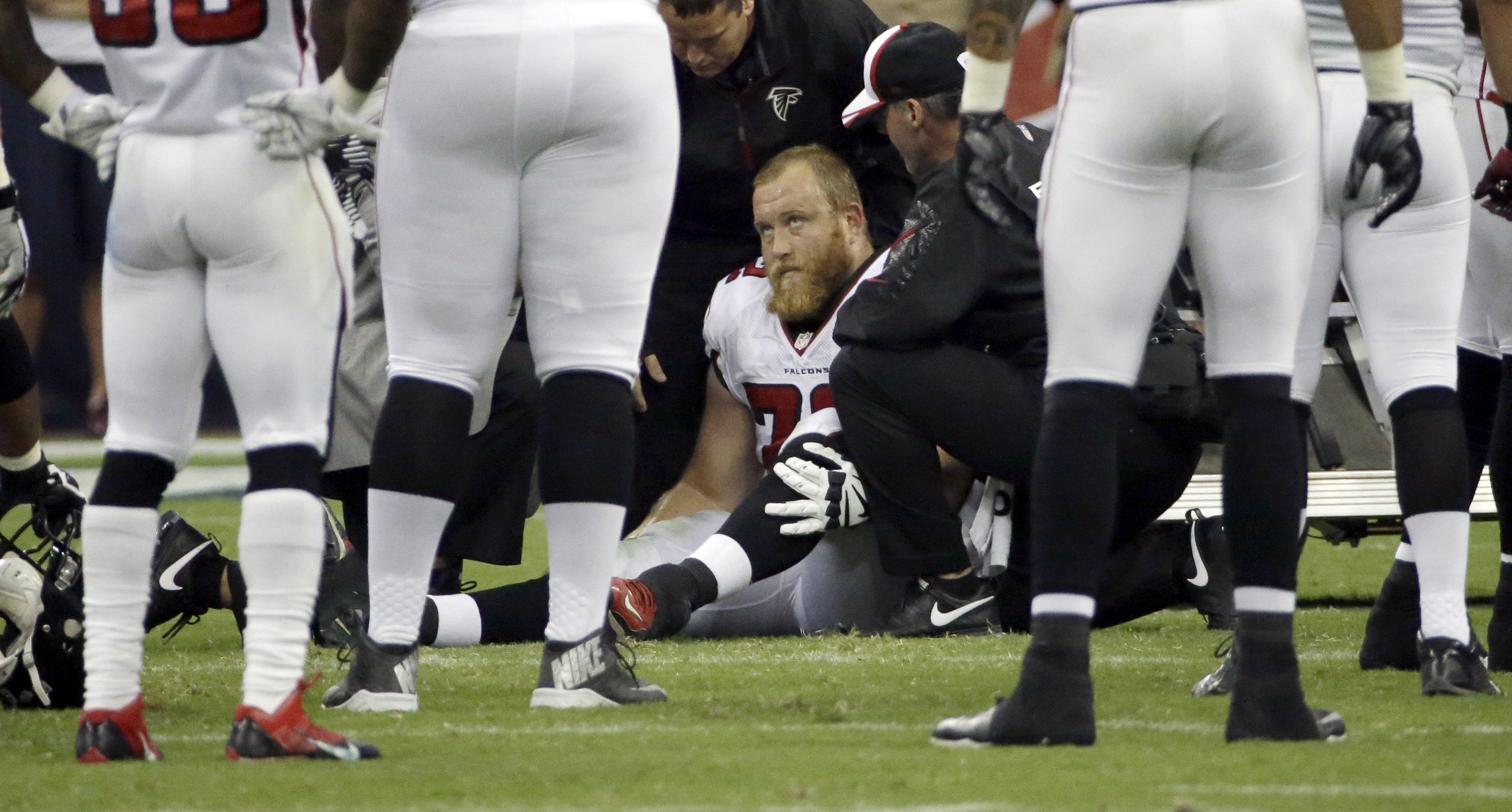 Falcons LT Sam Baker out for the year with injury