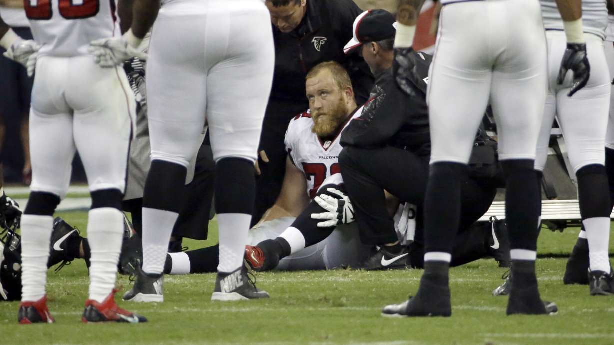 Falcons LT Sam Baker out for the year with injury