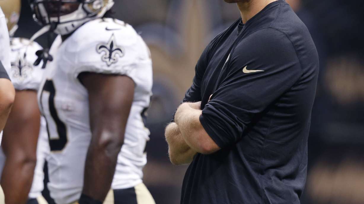 Saints' Drew Brees returns to practice