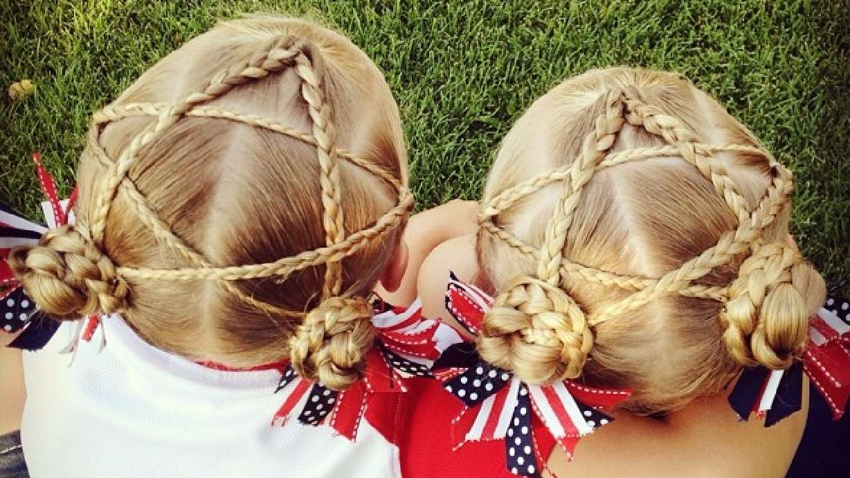 Utah twins' intricate hairstyles catch international attention