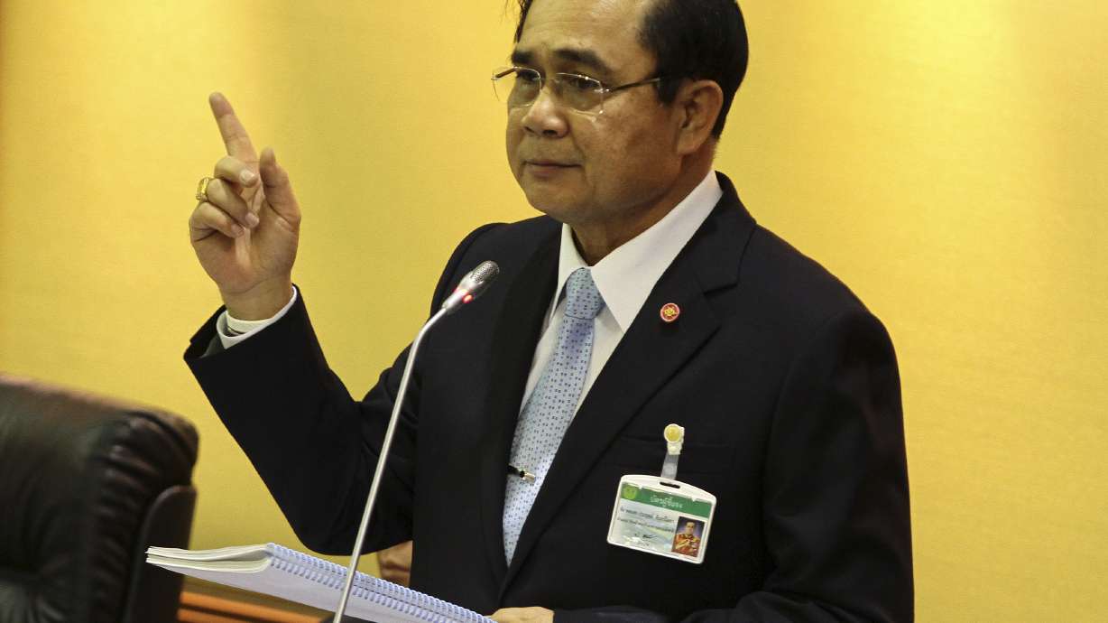 Thailand's military ruler dons a suit and tie