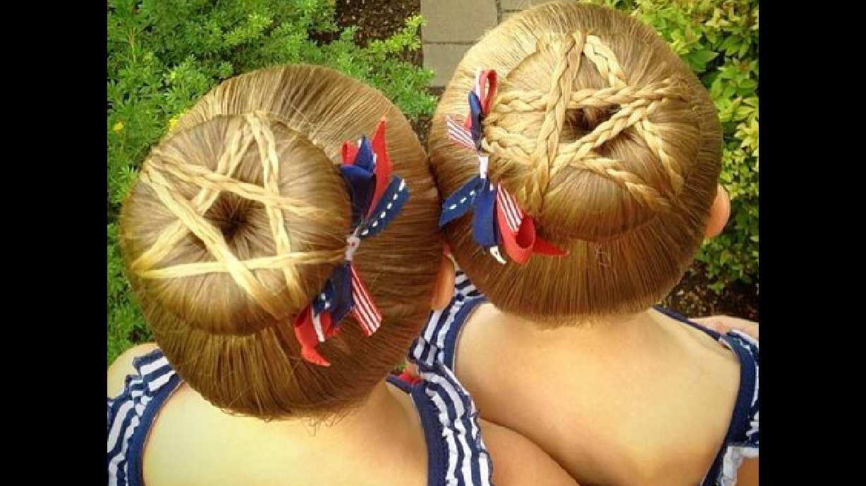 Peinados realizados por una madre a sus hijas gemelas obtienen atención internacional