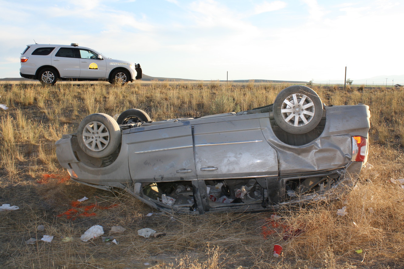 1 killed, 6 injured after driver over-corrects minivan, police say