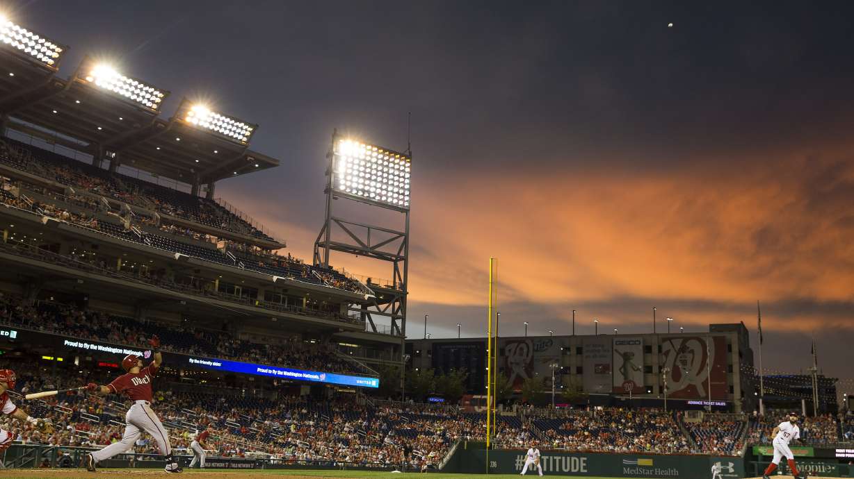 Nationals win 9th in row, nip D-backs in 9th
