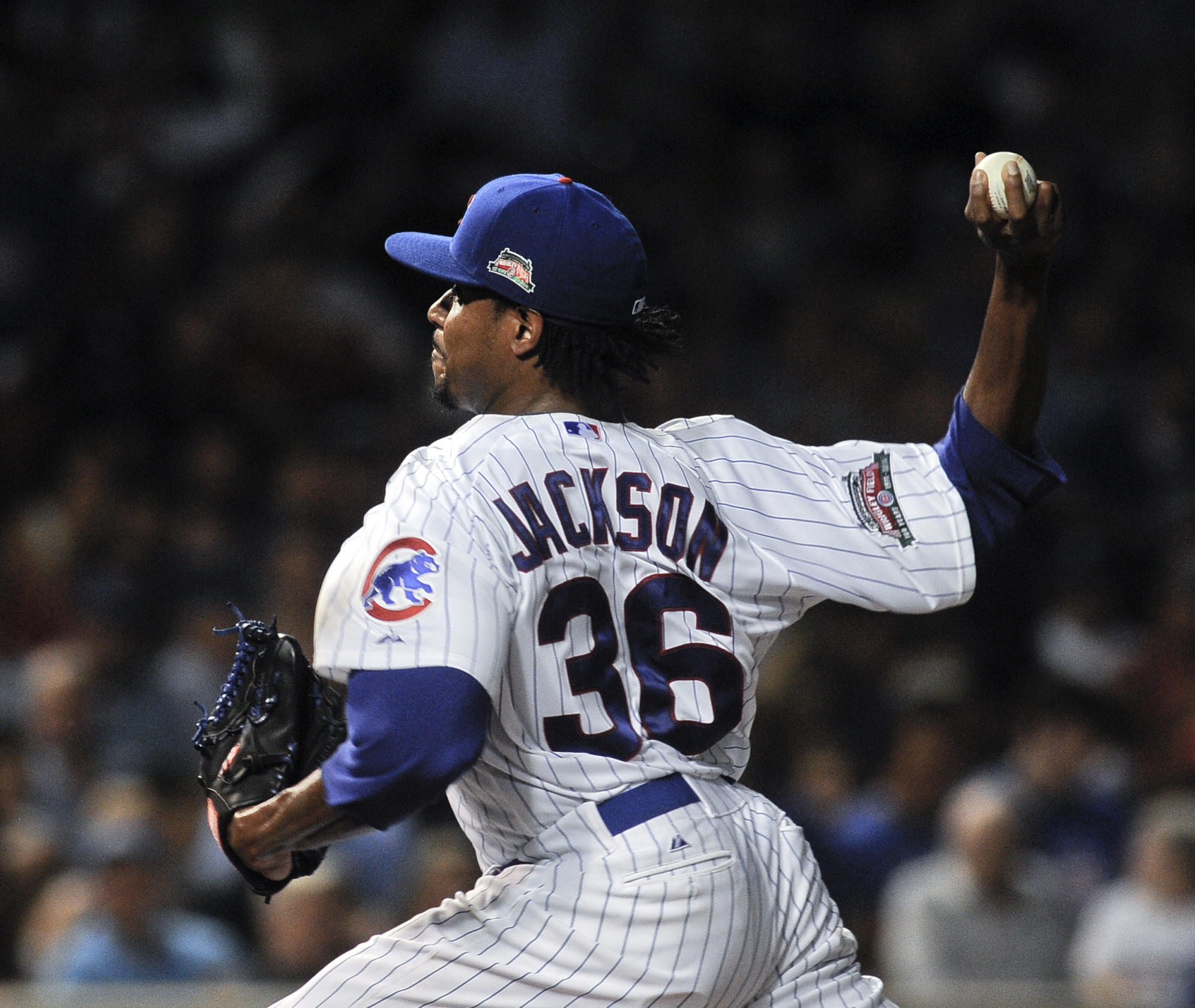 Jackson hit hard, Cubs beaten by Giants