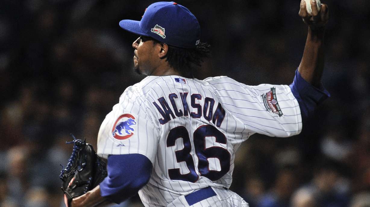 Jackson hit hard, Cubs beaten by Giants