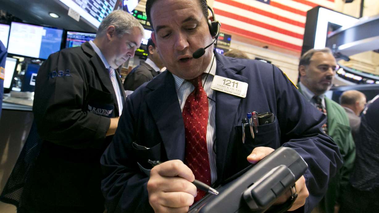 Stocks are mostly lower as Ukraine tensions flare