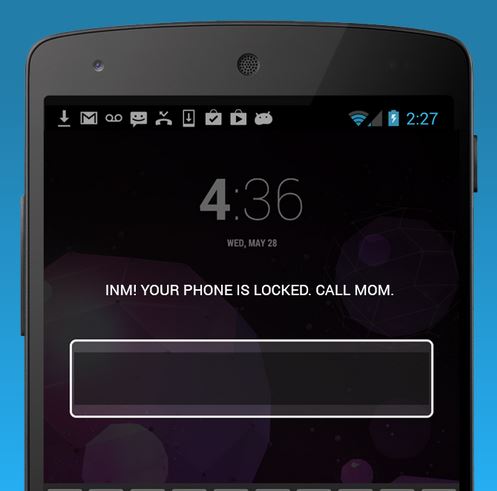 "When you lock your child's phone with Ignore No More your child has only two options &mdash; he or she can call you back, or call for an emergency responder. No calls to friends, no text, no games, notta' until they call you back."