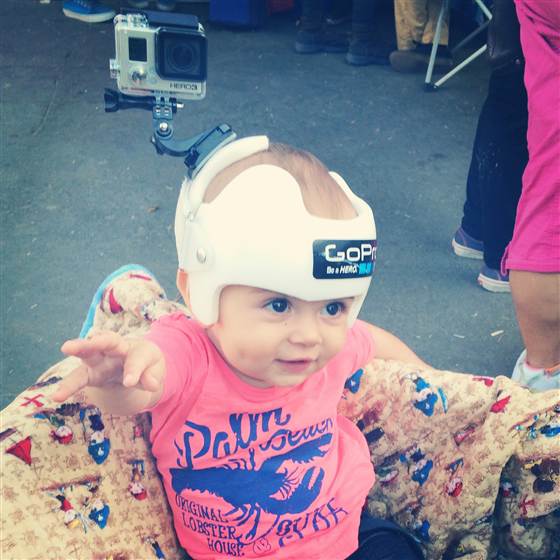 Parents capture unique view of their baby&rsquo;s world using GoPro camera