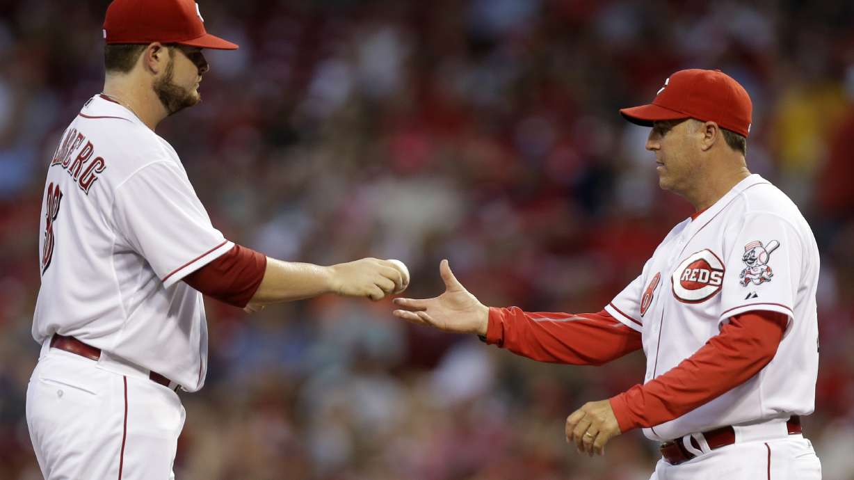 Reds call up RHP Corcino, send Holmberg to minors