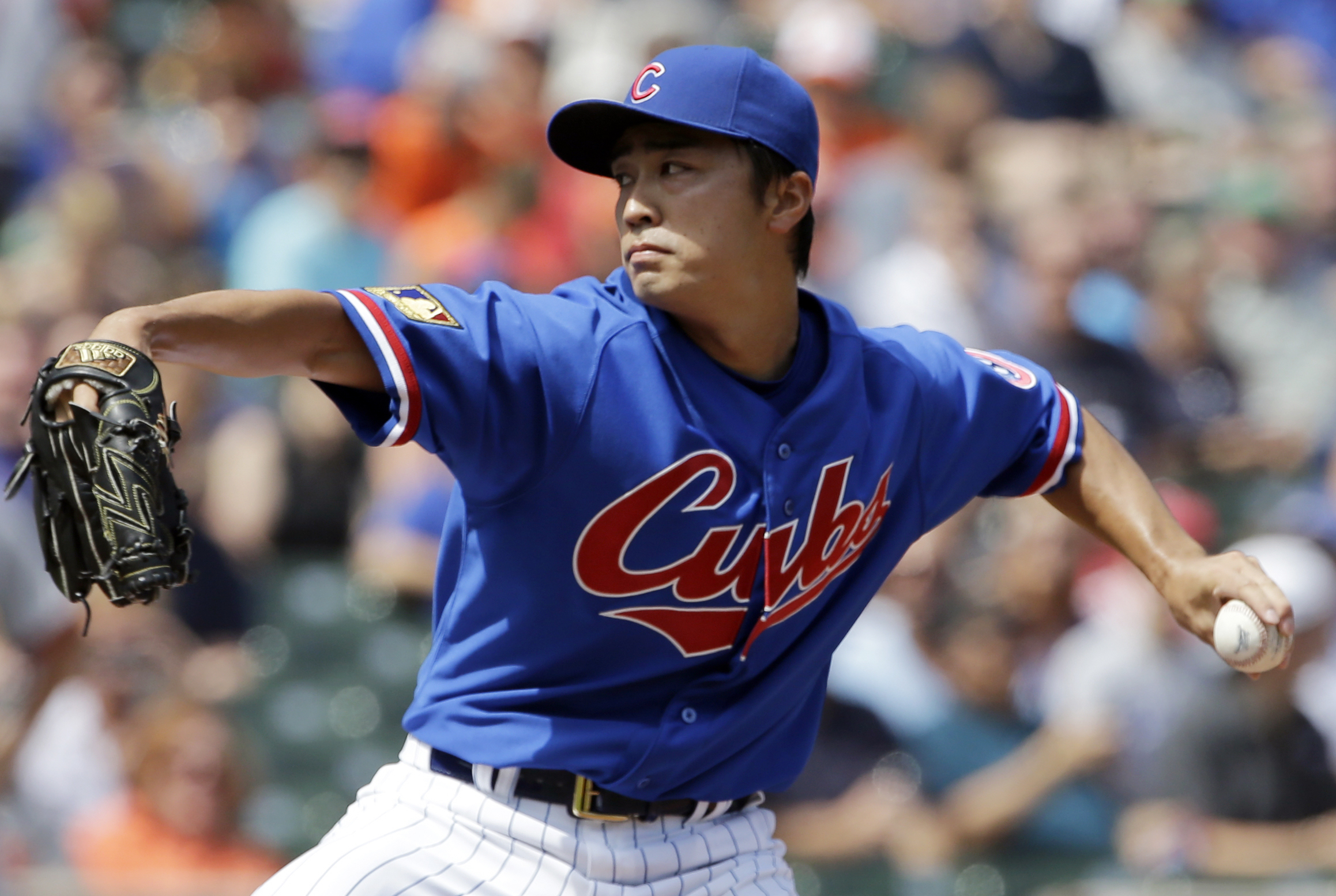 Wada throws 6 1-3 hitless innings as Cubs beat O's