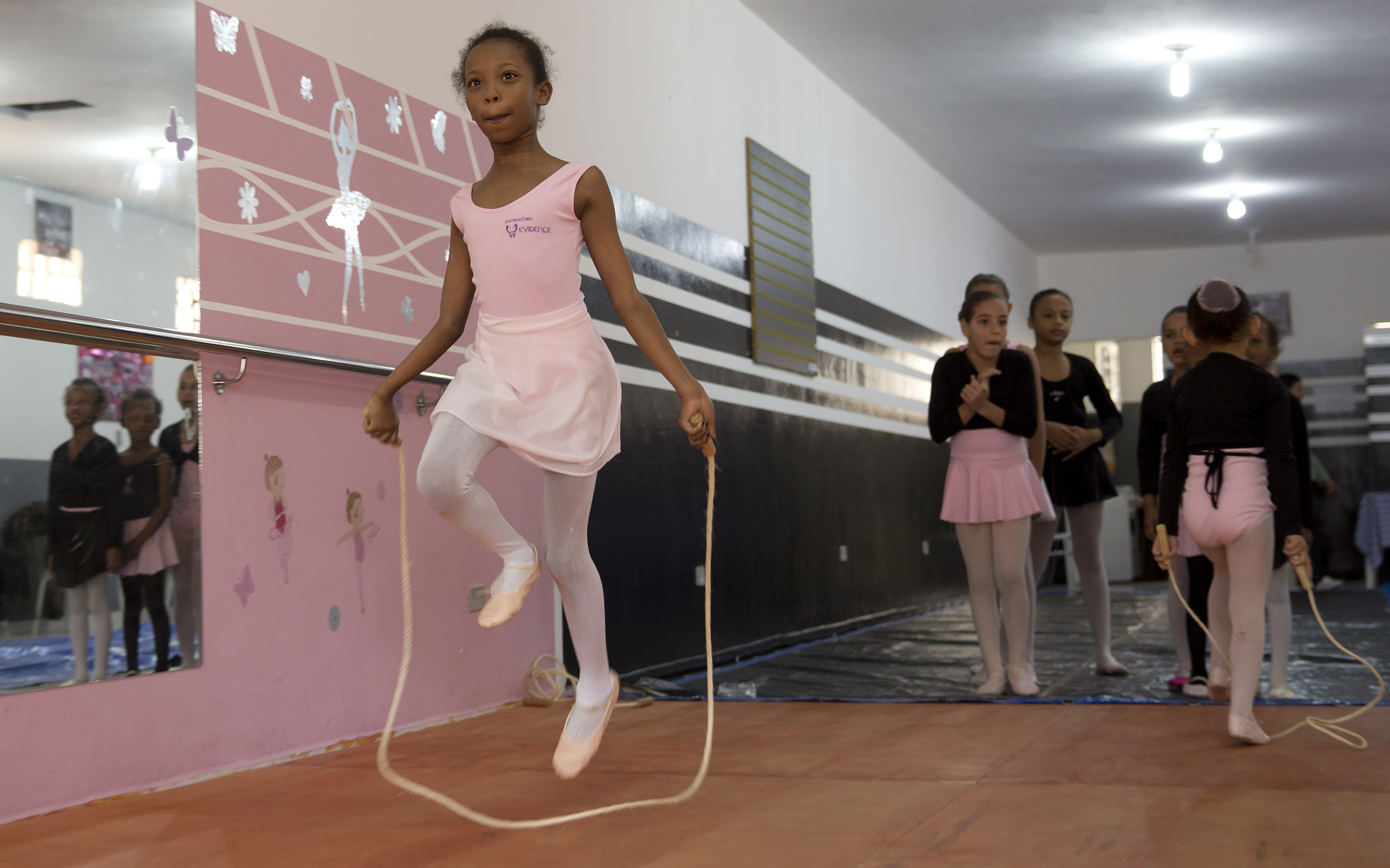 Girls from Brazil's favelas find escape in ballet