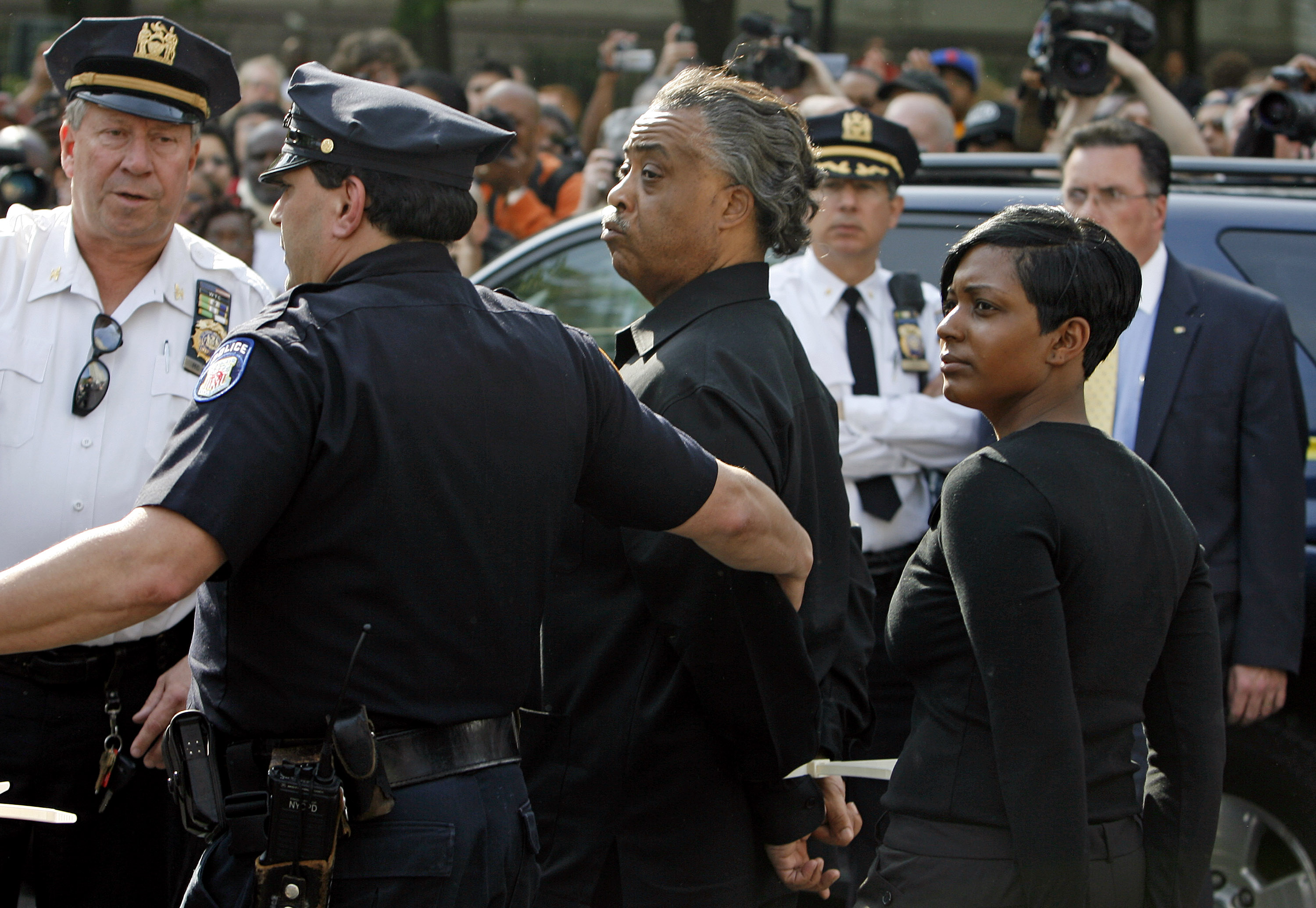 Back in spotlight, Sharpton seizes the moment