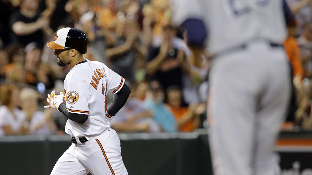 Orioles hit 5 HRs in 9-1 win over Rays