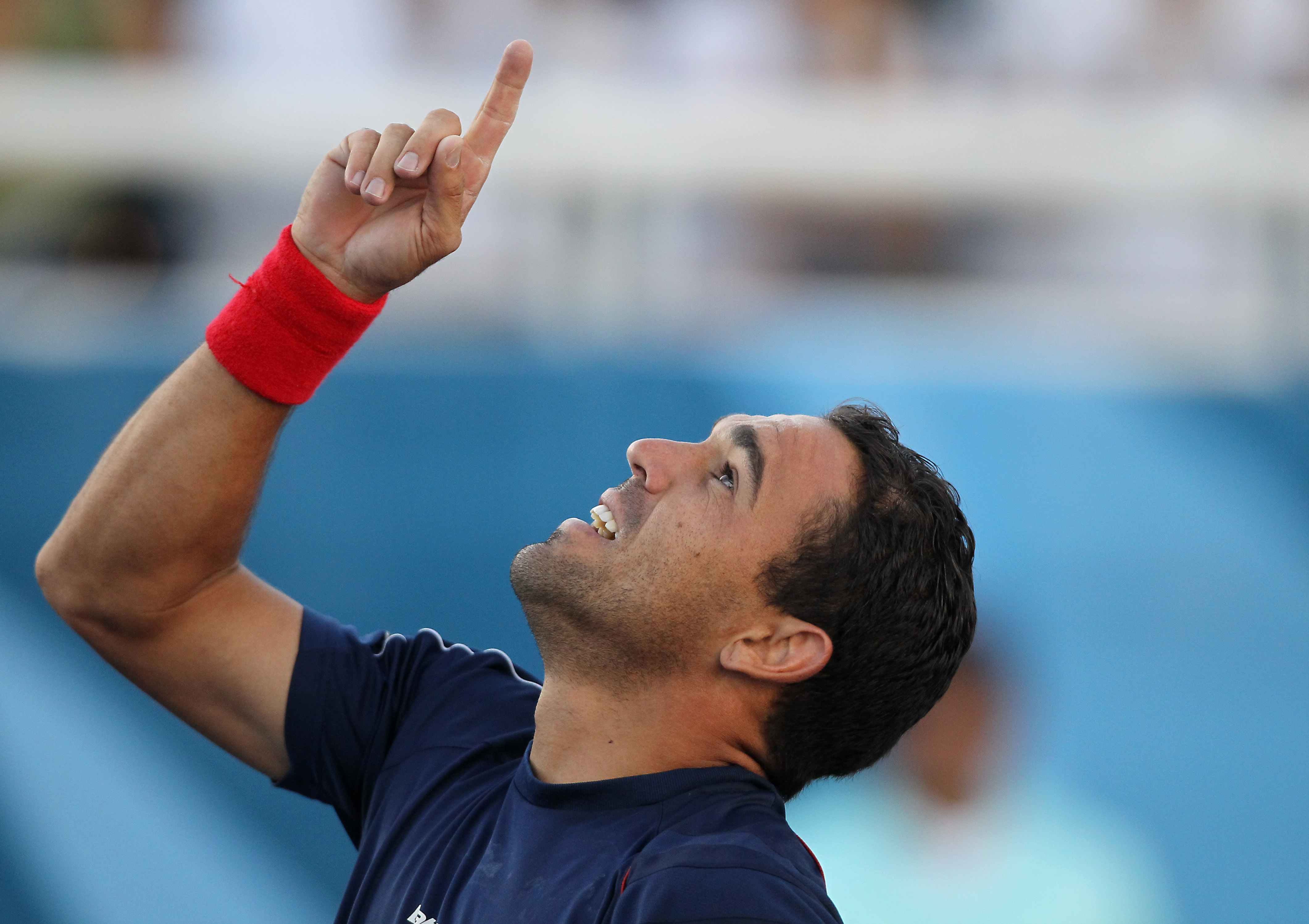 'Young' at 34, Estrella wins 1st Grand Slam match