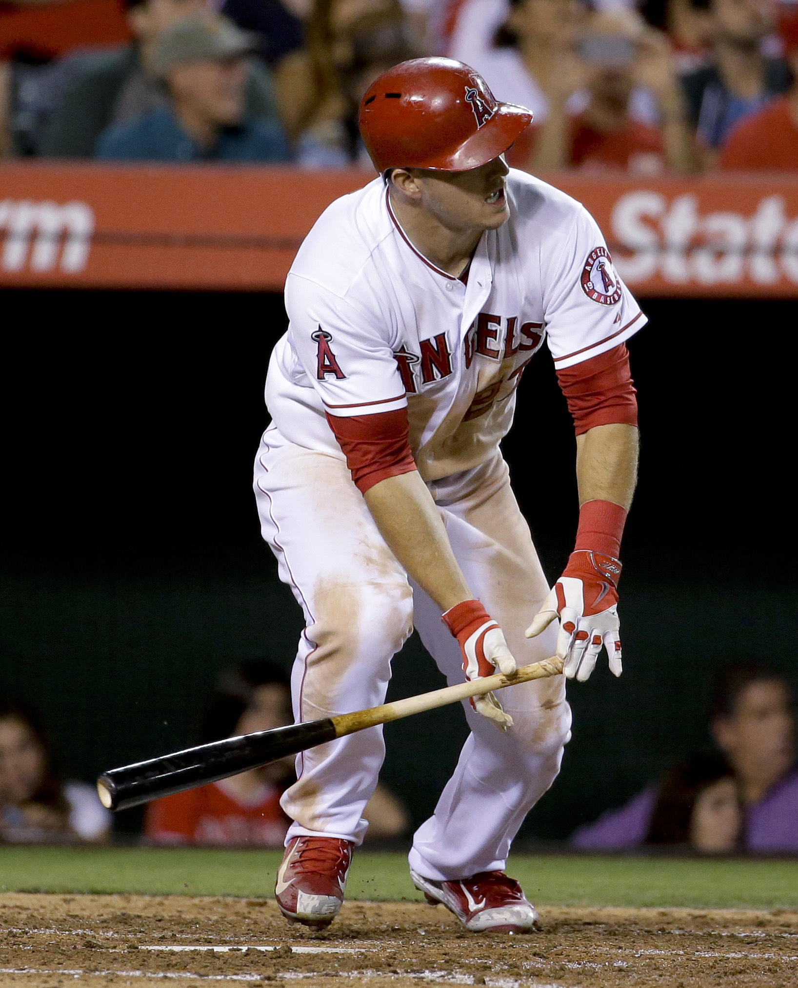 Trout, Shoemaker lead Angels' 8-2 rout of Marlins