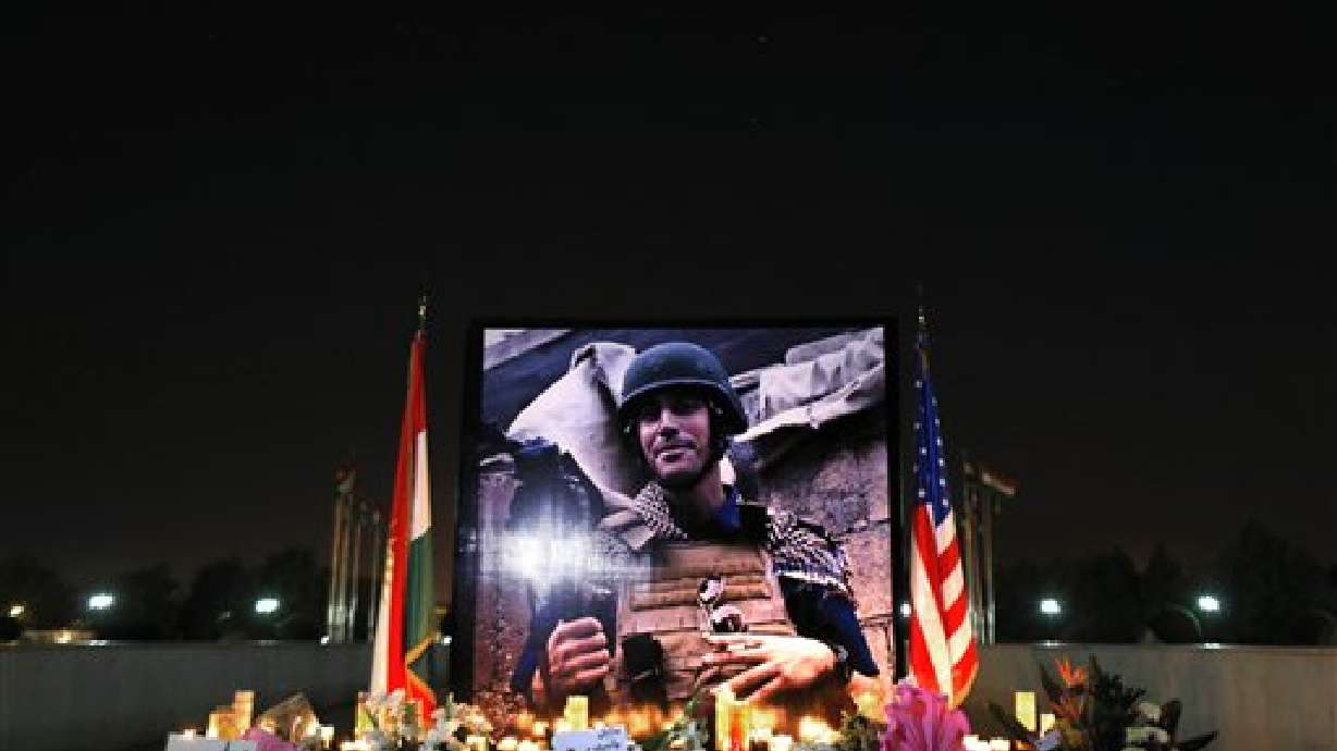 El último adiós del periodista asesinado por ISIS