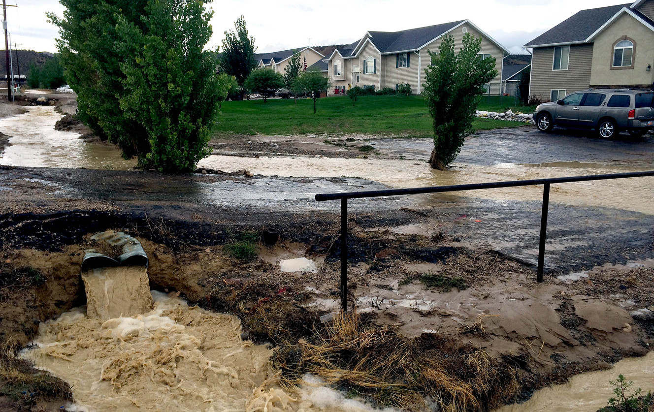 Widespread flooding in Uintah County after heavy rainstorm | KSL.com