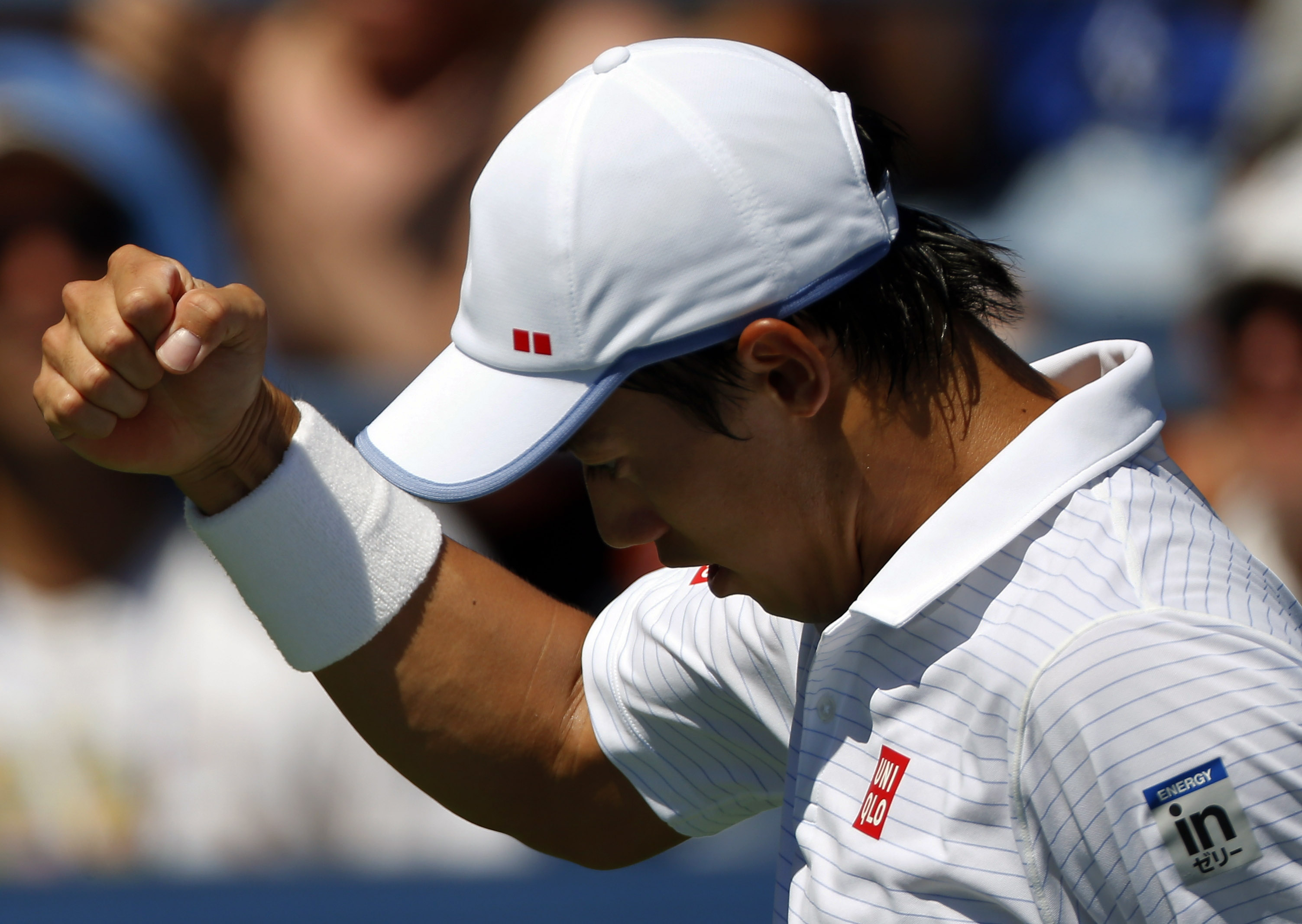 Quick work for Nishikori when opponent retires
