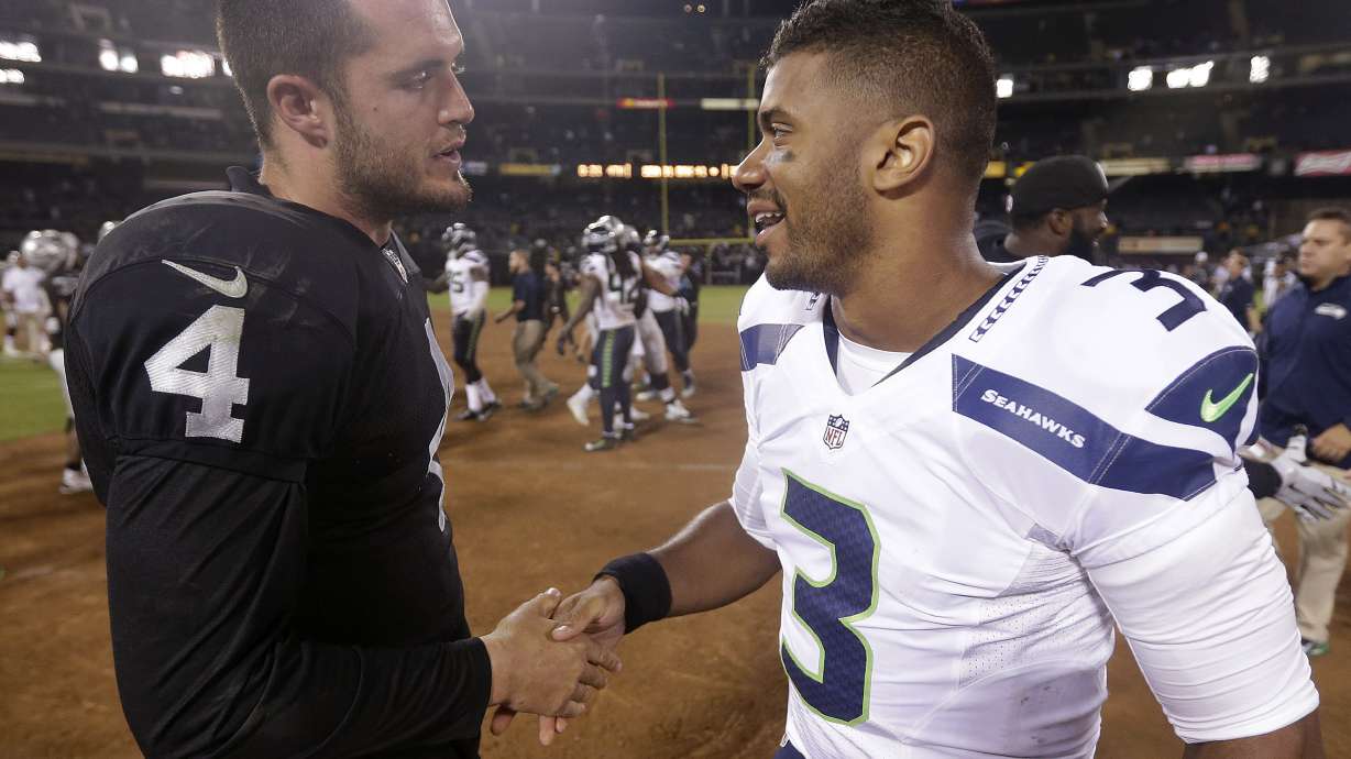 Carr's 3 TDs lead Raiders past Seahawks 41-31