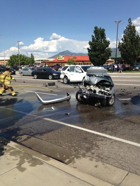 12-car accident results in 1 minor injury