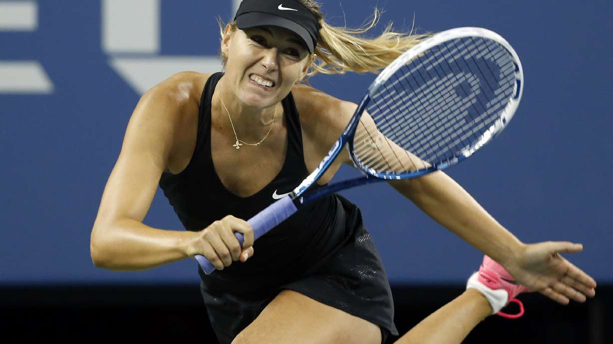 Sharapova gets past Lisicki in 2 sets at US Open
