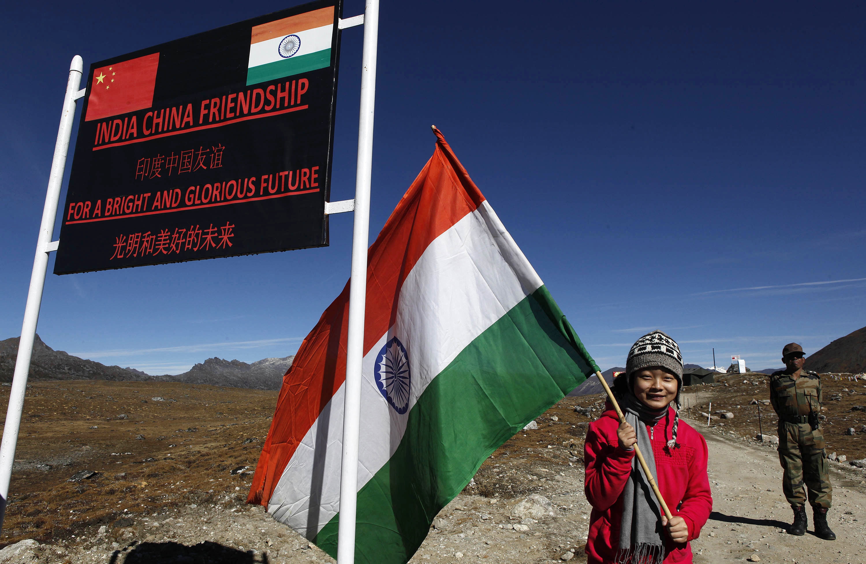 What dispute? India and China ignore land squabble