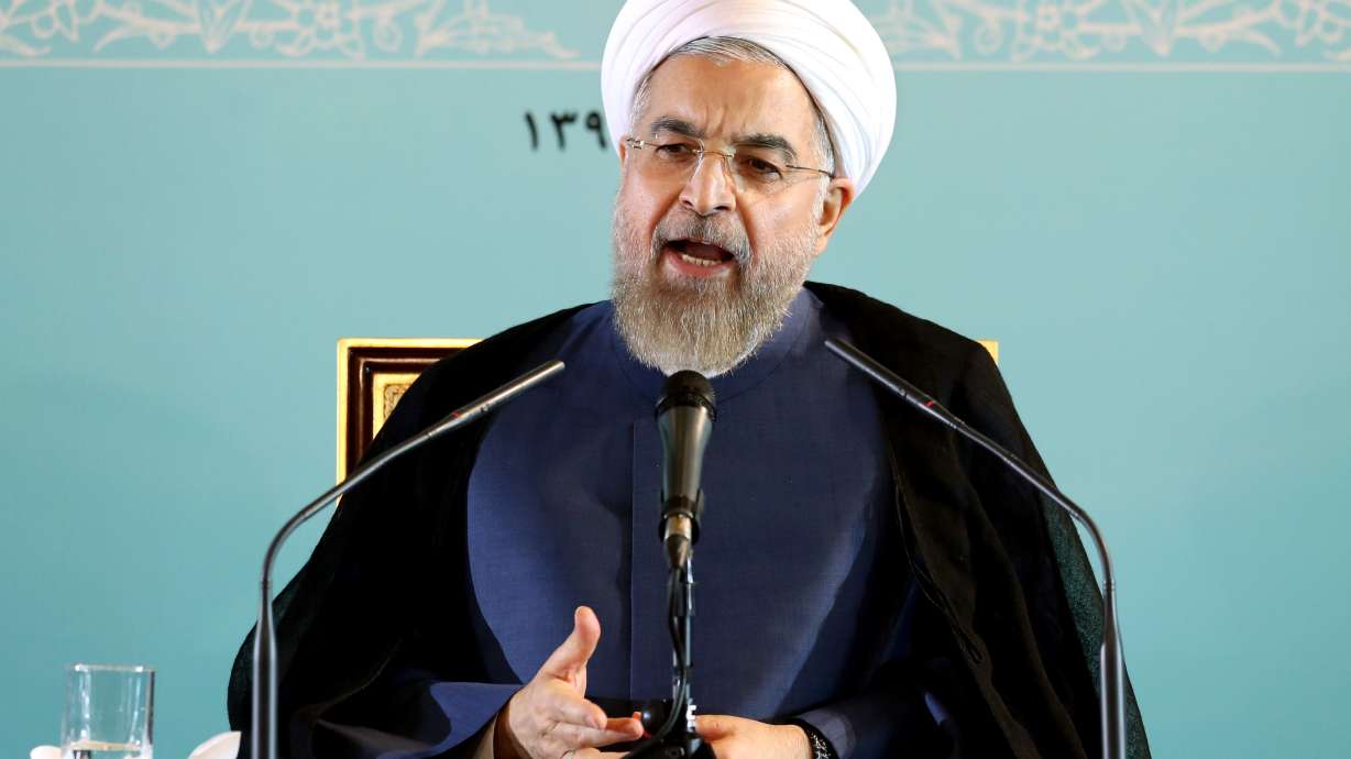 Iran's president dodges question on held reporter