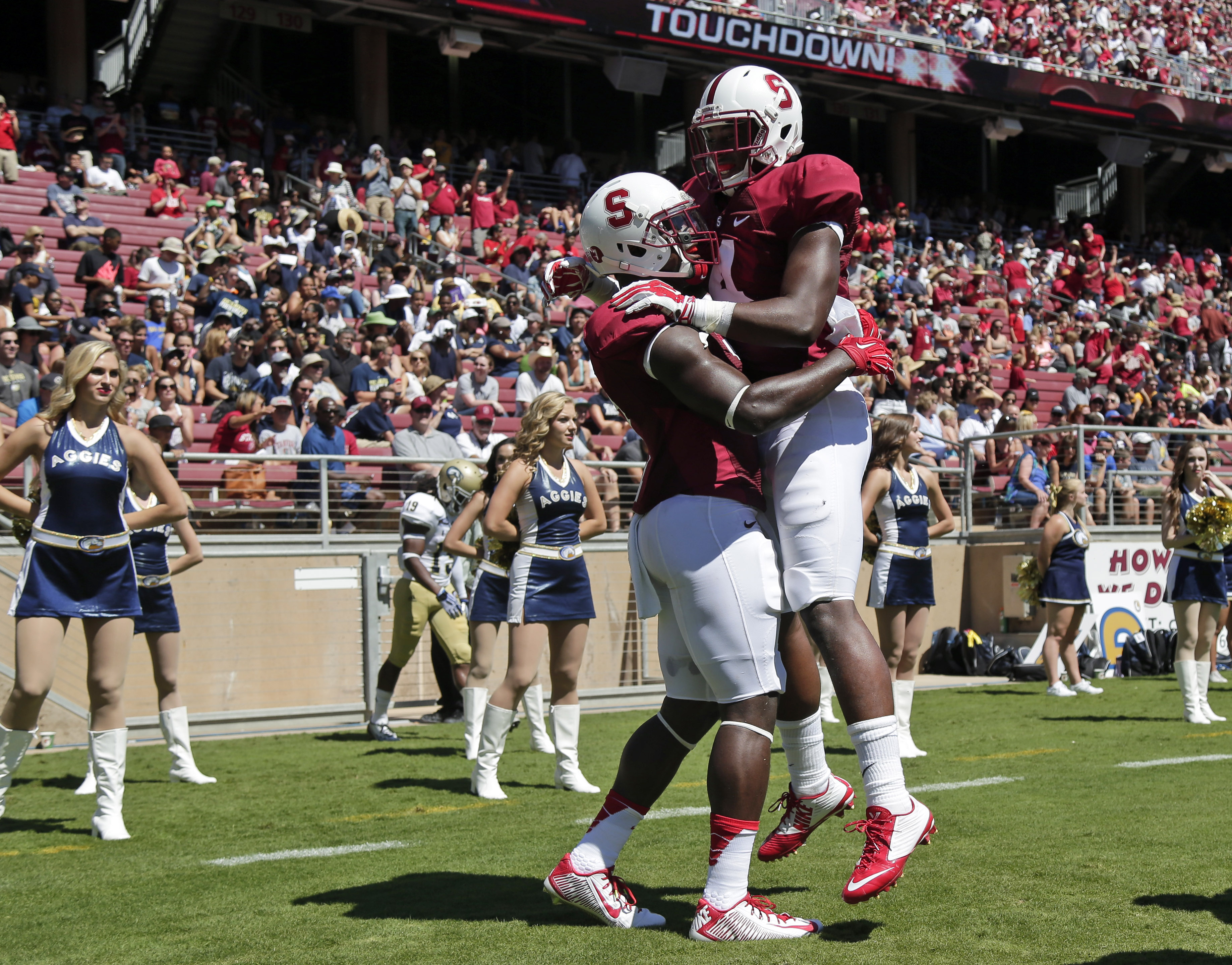No. 11 Stanford routs UC Davis 45-0 in opener