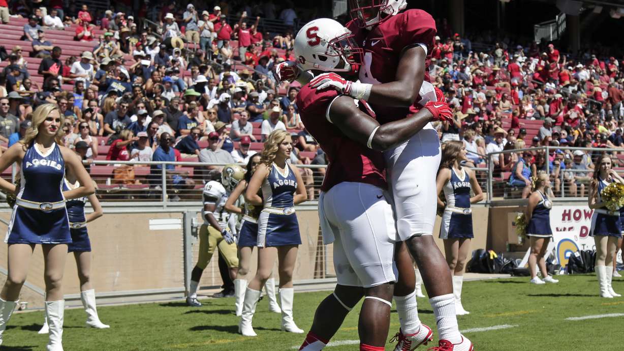 No. 11 Stanford routs UC Davis 45-0 in opener