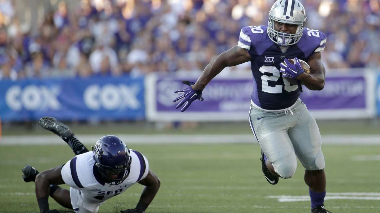 No. 20 K-State rolls past Stephen F. Austin, 55-16