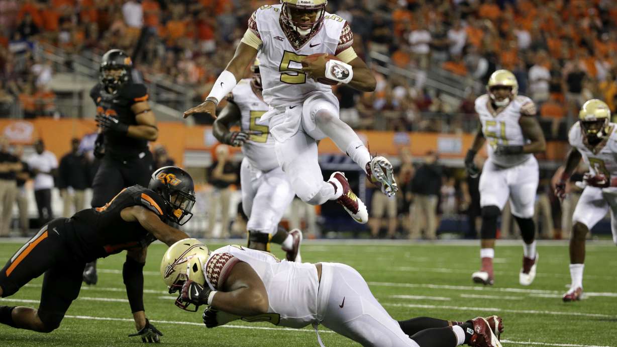 Winston, FSU hold off Oklahoma St 37-31 in opener