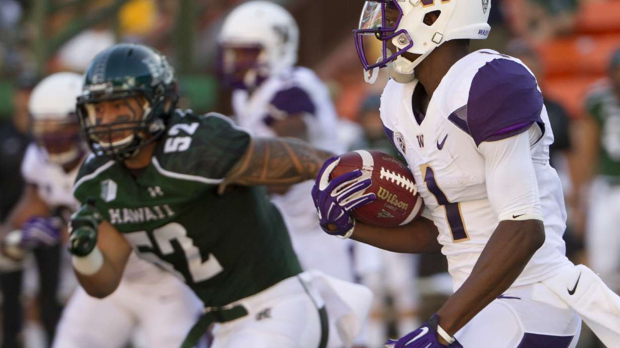 Ross helps No. 25 Washington edge Hawaii 17-16