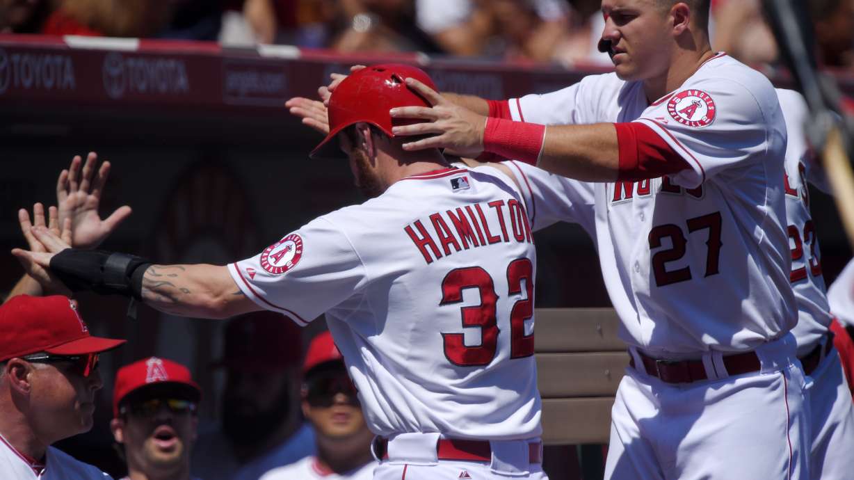 Angels trounce A's 8-1 to complete 4-game sweep