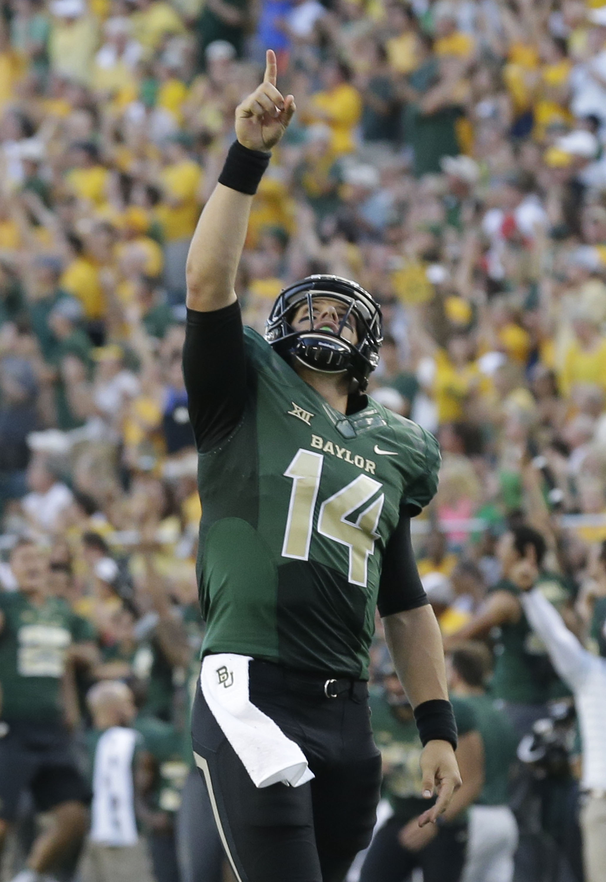 No. 10 Baylor opens stadium with 45-0 win over SMU