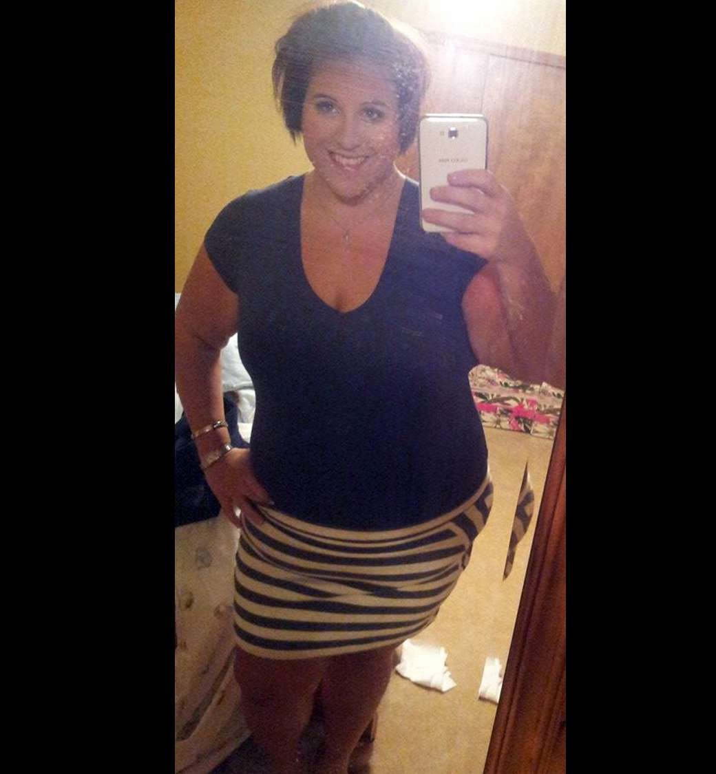 Britton weighed around 235 pounds in December 2013. "What matters is how you feel, how you look and how happy you are," she says.