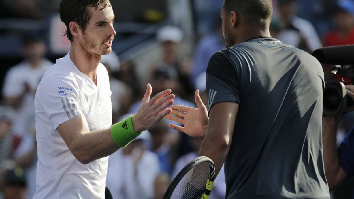 Murray beats Tsonga in 3 long sets at US Open