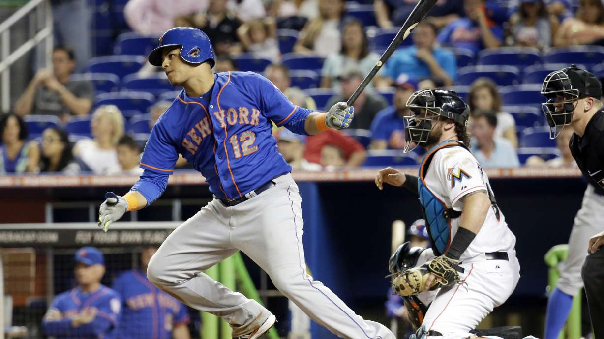 Wright drives in 3, lifts Mets over Marlins 8-6