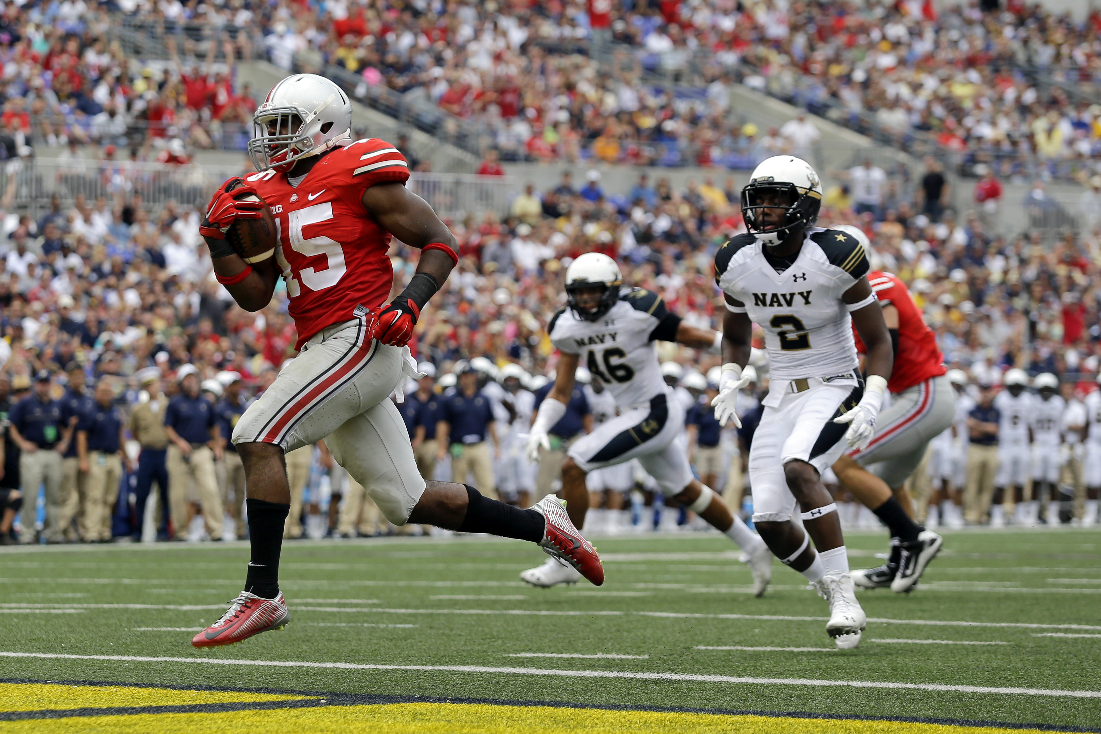 Buckeyes run game relies on Elliott, Smith, Samuel