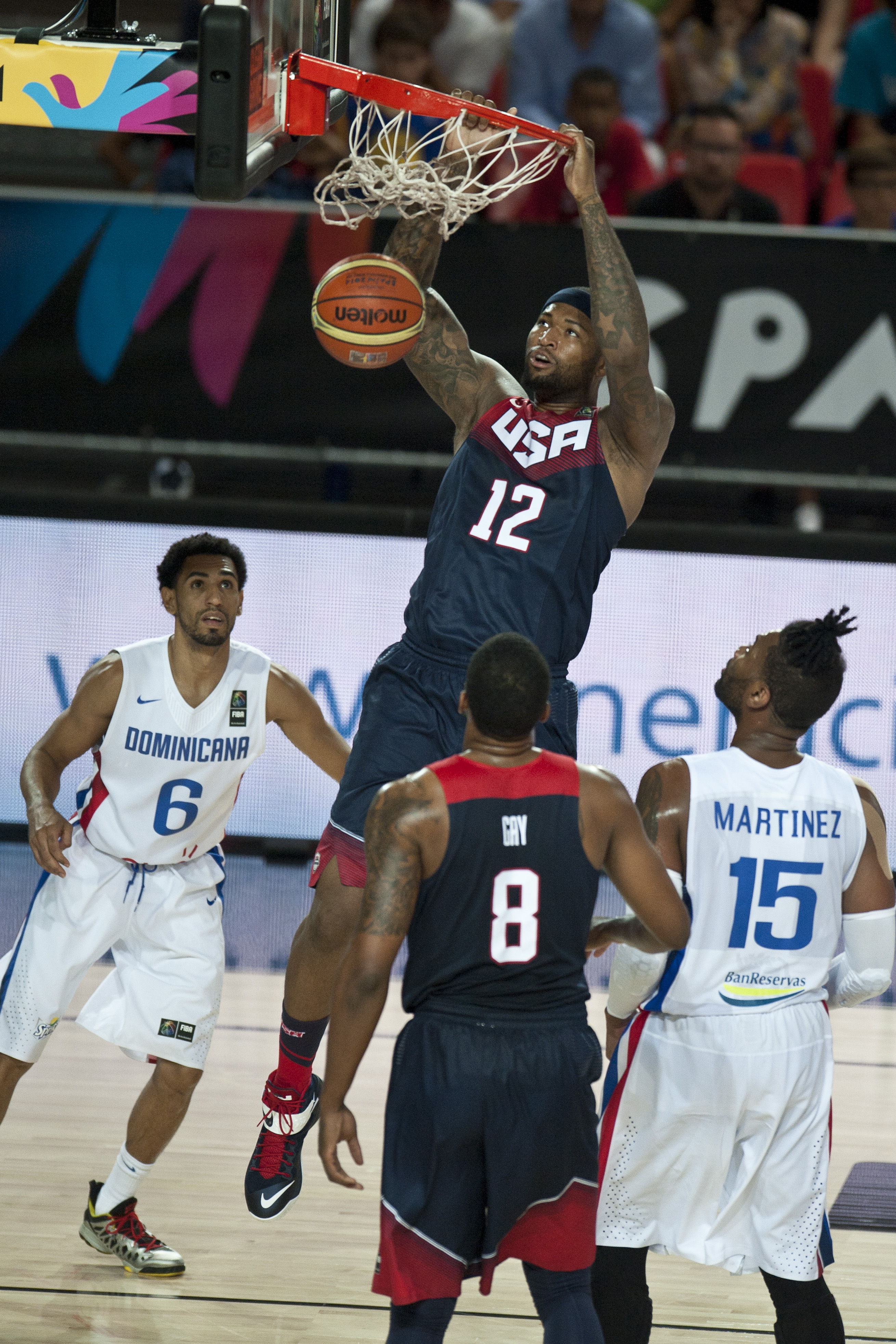 US beats Dominicans 106-71 at basketball worlds