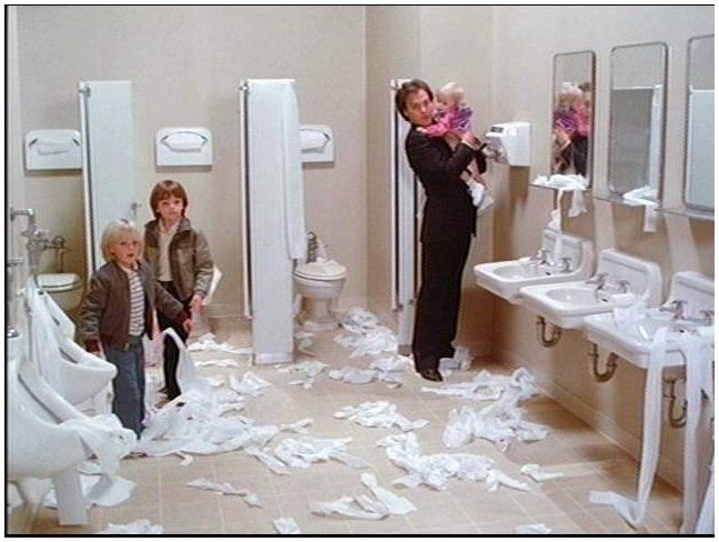 Michael Keaton in "Mr. Mom"